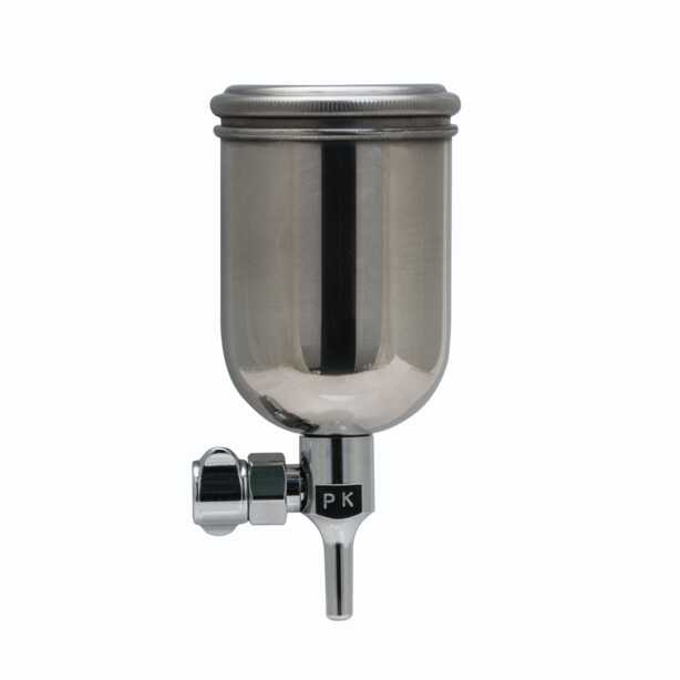 Iwata Gravity Pot 150Ml Stainless Steel Side Feed 1/4" Fit