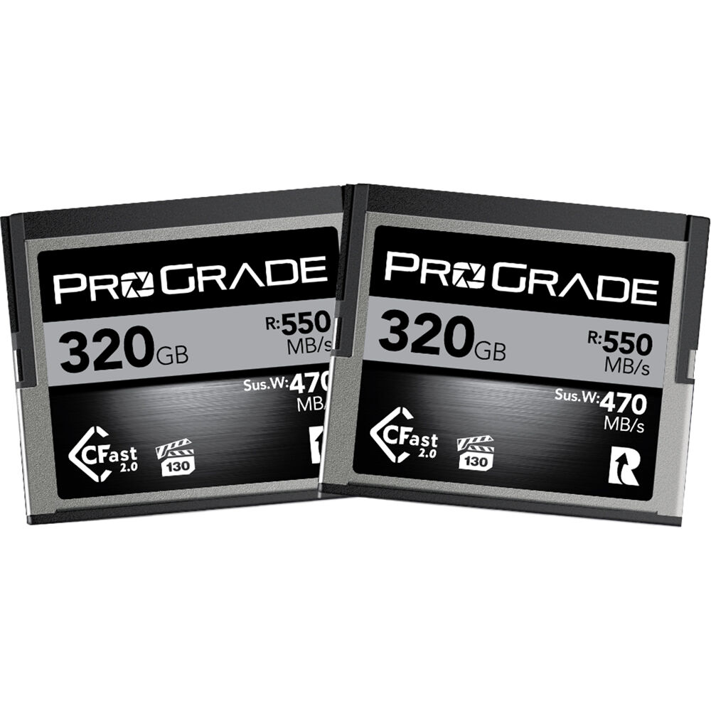 Prograde Digital Cfast Cobalt 320Gb R550Mb/S W470Mb/S 2Pk