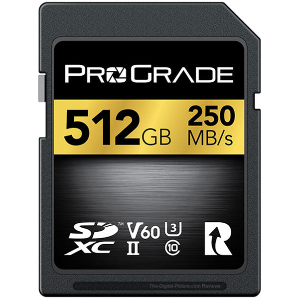  SD UHS-II 128GB Card V60 –Up to 130MB/s Write Speed and 250  MB/s Read Speed  for Professional Vloggers, Filmmakers, Photographers &  Content Curators – by Prograde Digital : Electronics