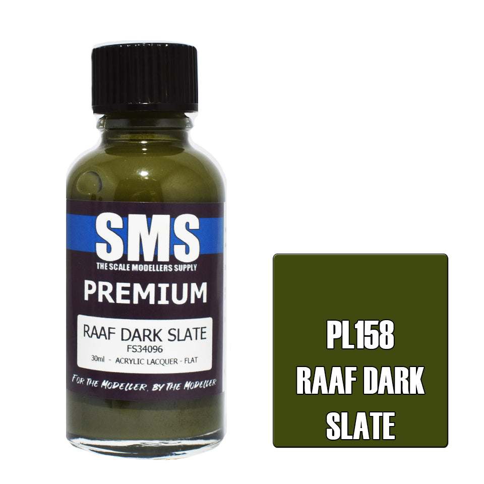 Air Brush Paint 30Ml Premium Raaf Dark Slate  Acrylic Lacquer Scale Modellers Supply