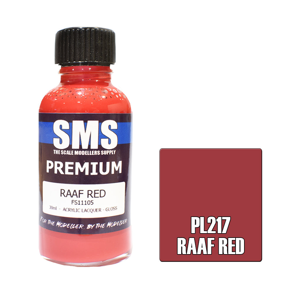 Air Brush Paint 30Ml Premium Raaf Red Acrylic Lacquer Scale Modellers Supply