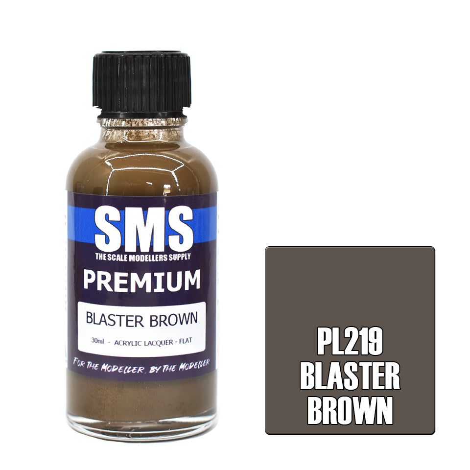 Airbrush Paint 30Ml Premium Blaster Brown Acrylic Lacquer Scale Modellers Supply