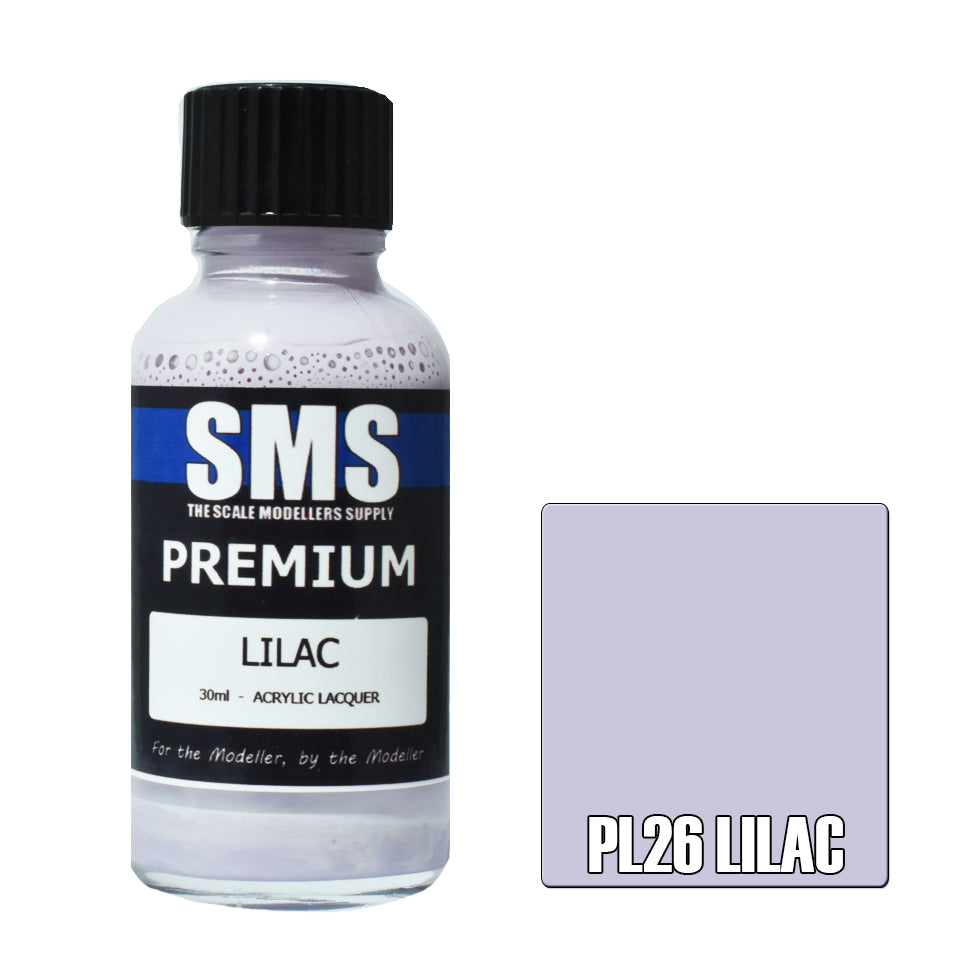 Airbrush Paint 30Ml Premium Lilac Acrylic Lacquer Scale Modellers Supply