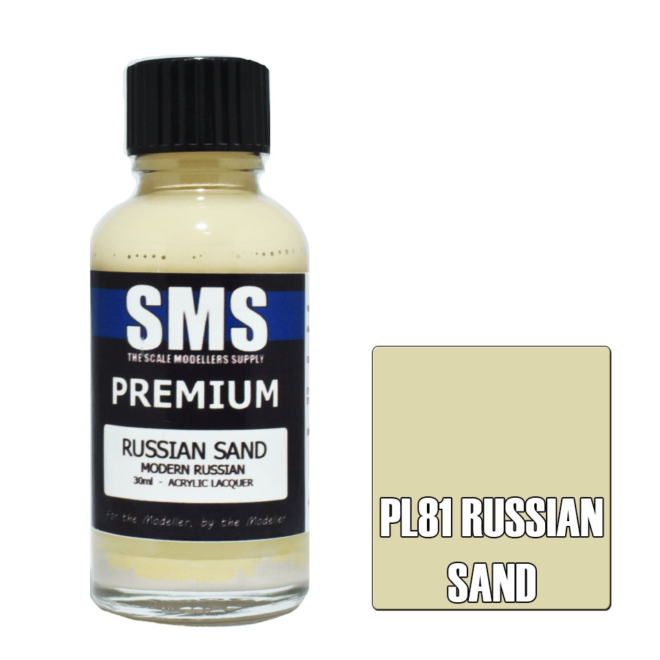 Air Brush Paint 30Ml Premium Russian Sand  Acrylic Lacquer Scale Modellers Supply