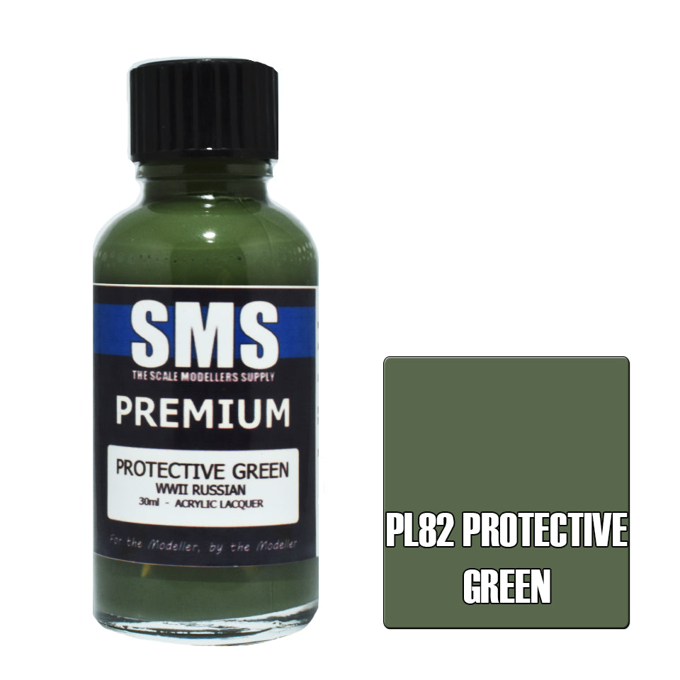 Air Brush Paint 30Ml Premium Protective Green Acrylic Lacquer Scale Modellers Supply