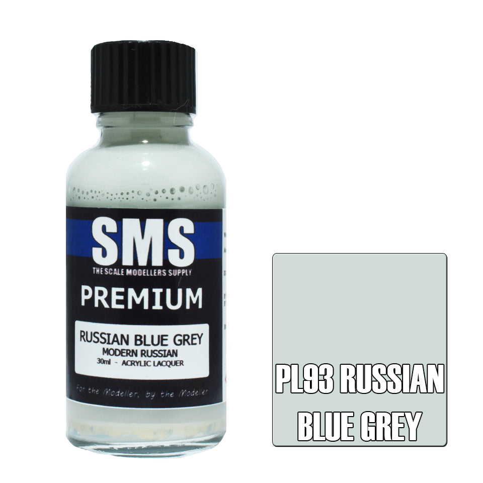 Air Brush Paint 30Ml Premium Russian Blue Grey  Acrylic Lacquer Scale Modellers Supply