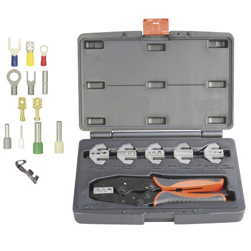 Upgrade Na7 Quick Change Ratcheting Crimper Set 7Pc