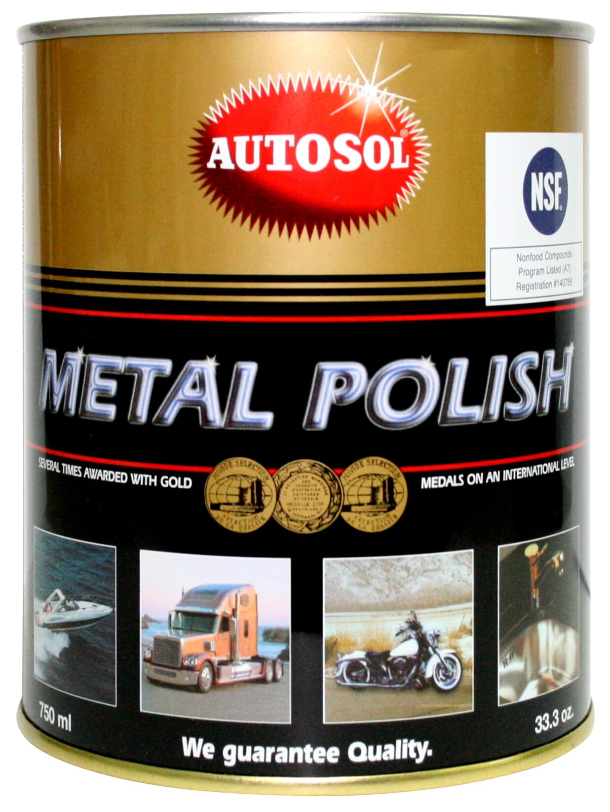 Autosol Metal Polish 1Kg/750Mls