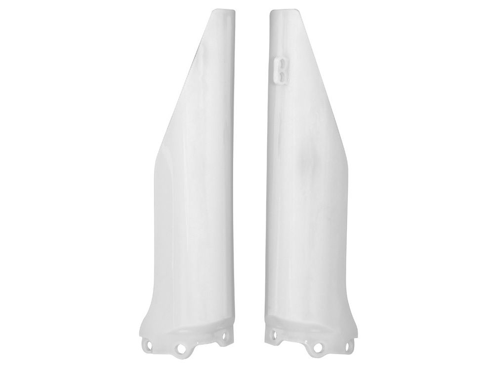 Fork Protectors - Guards Rtech Kawasaki Kx125 Kx250 04-06 Kx250F 04-05  White