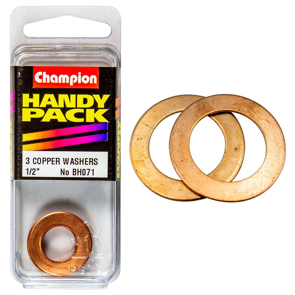 Champion 1/2In X 7/8 Copper Washer 20G