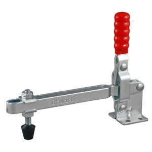 Toggle Clamp Vertical Flanged Base Straight Handle 180Kg Cap