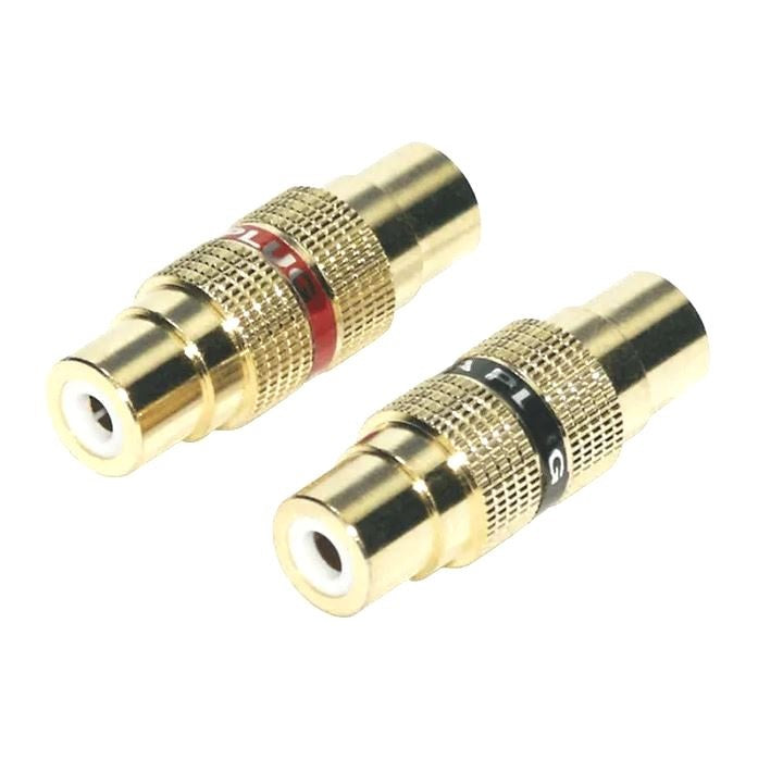 Raptor Connector Gold Barrel Female Pair