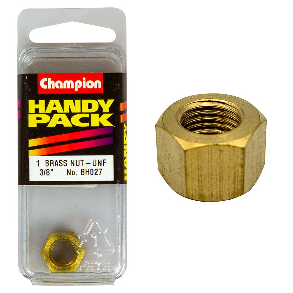 Champion 3/8In Unf Manifold Nut