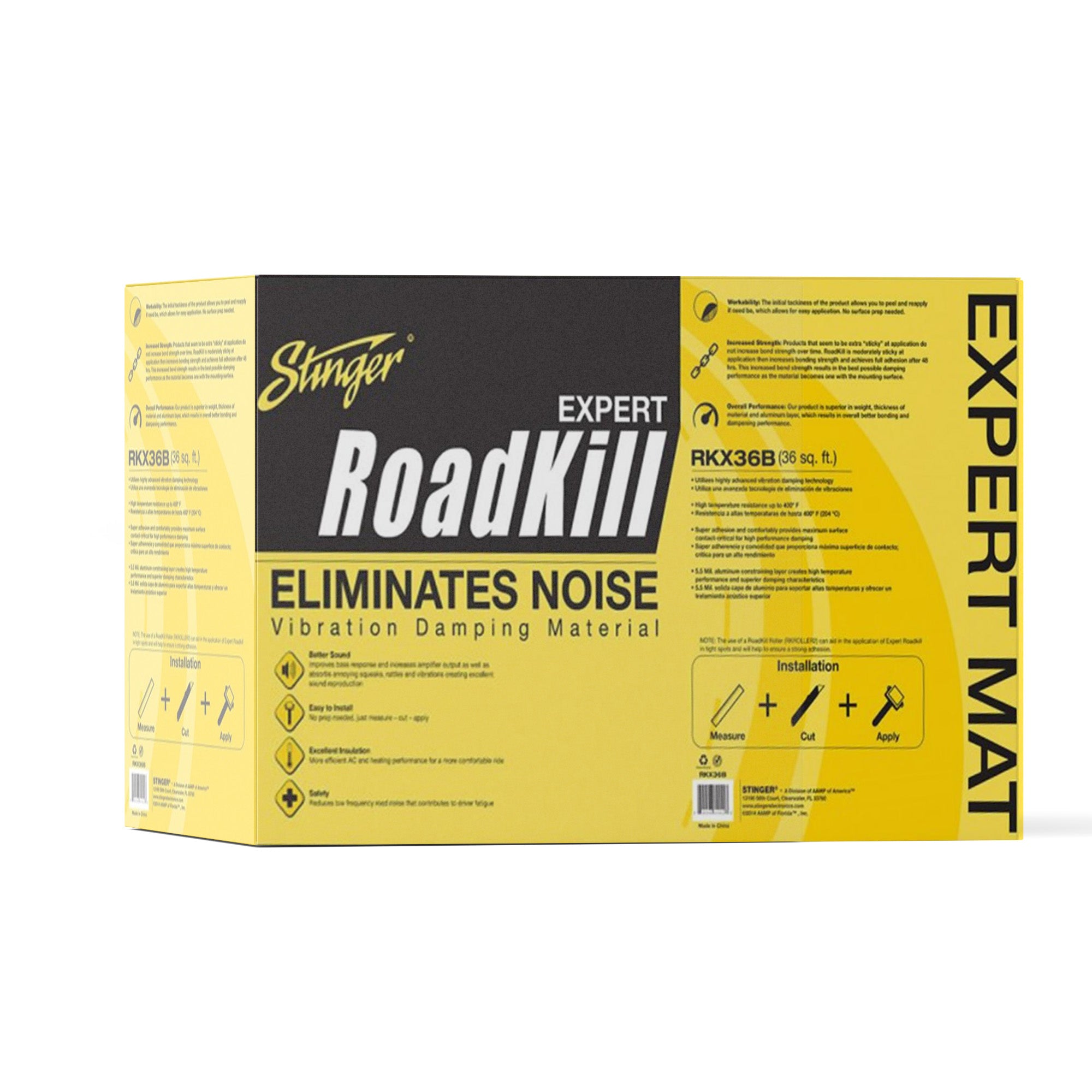 Stinger Roadkill Expert Bulk Pack Sound Deadening 457Mm X 812Mm 9 Sheets*