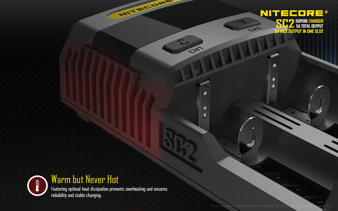 Nitecore Battery Charger Fast Universal For Aa Aaa C D 18650 17650 17670, Rcr123A 16340 14500 & More