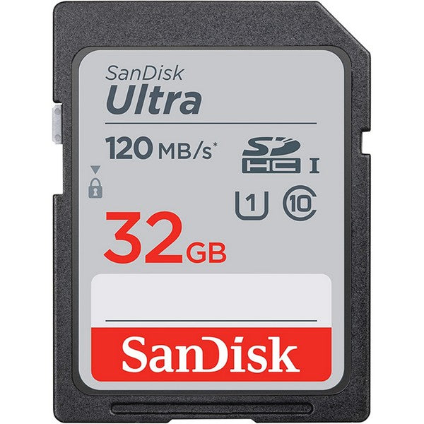 Sandisk Ultra Sdhc 32Gb Up To 120Mb/S Sd Card Class 10