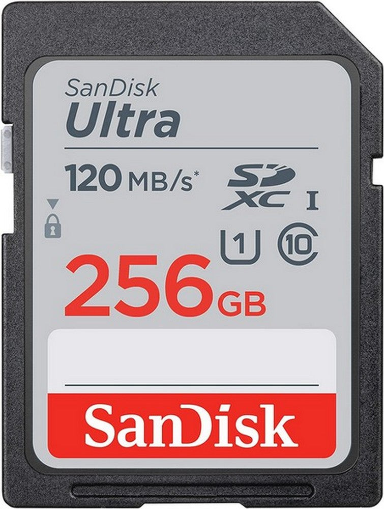 Sandisk Ultra Sdhc Sd Card 256Gb Up To 120Mb/S Class 10 New