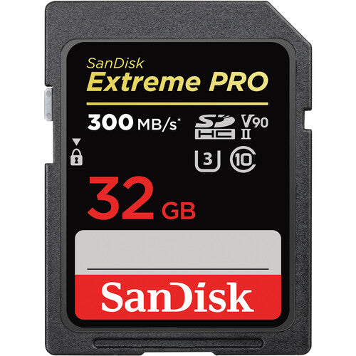 Sandisk Extreme Pro Sdhc 32Gb Up To 300Mb/S Sd Card Uhs-Ii V90