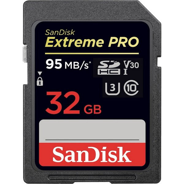 Sandisk Extreme Pro Sdhc 32Gb Up To R95Mb/S W90Mb/S Sd Card Uhs-I V30