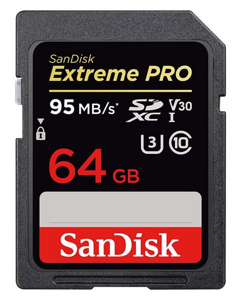 Sandisk Extreme Pro Sdxc 64Gb Up To R170Mb/S W90Mb/S Sd Card Uhs-I V30