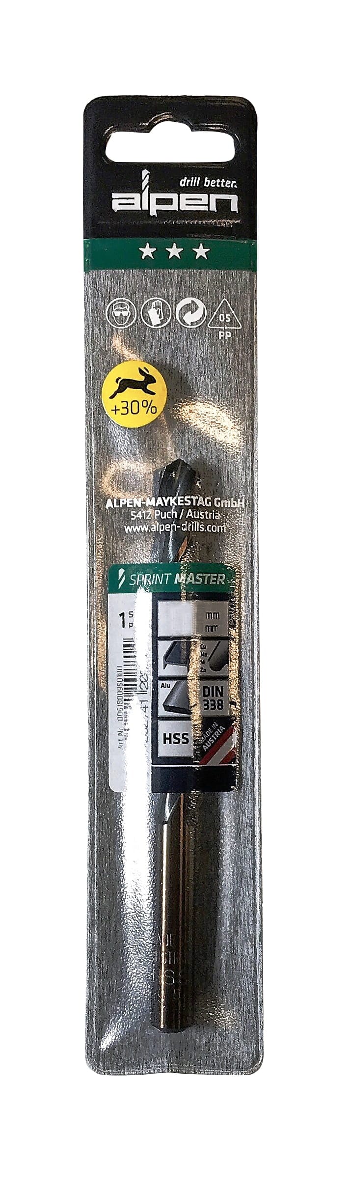 Alpen Series 631 Sprint Master Ø 1.5 (Pkt Of 10) With Hang Tag