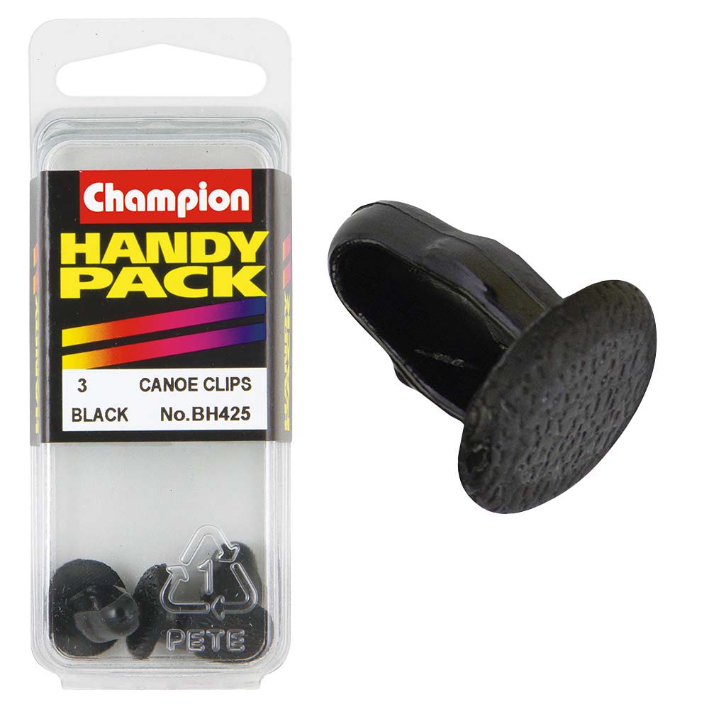 Champion Canoe Trim Clips - Blk