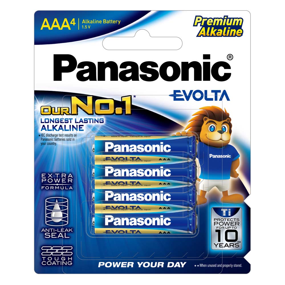 Panasonic Aaa Battery Evolta Alkaline (4Pk)