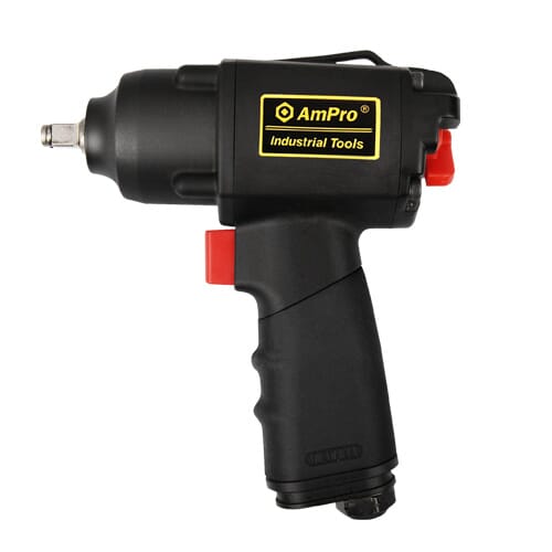 Ampro Air Impact Wrench 3/8"Dr Twin Hammer