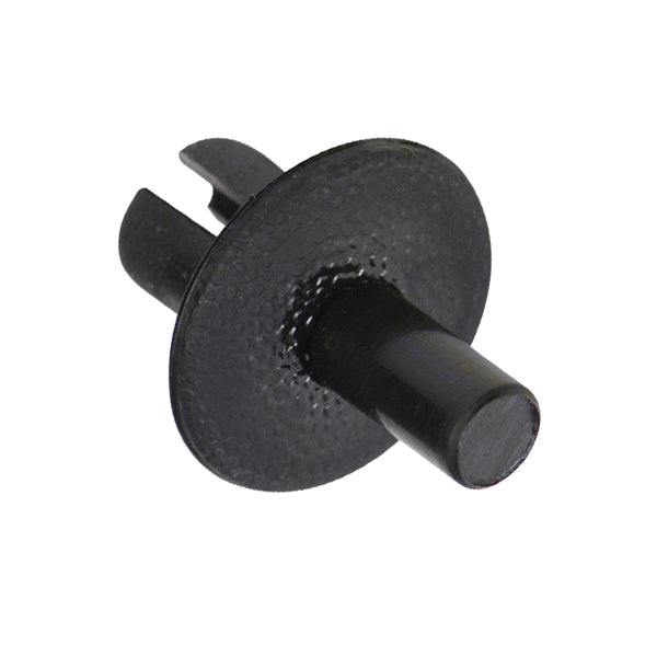 Champion Plastic Push Rivet Black 16Mm Head X 10.4Mm - 50Pk