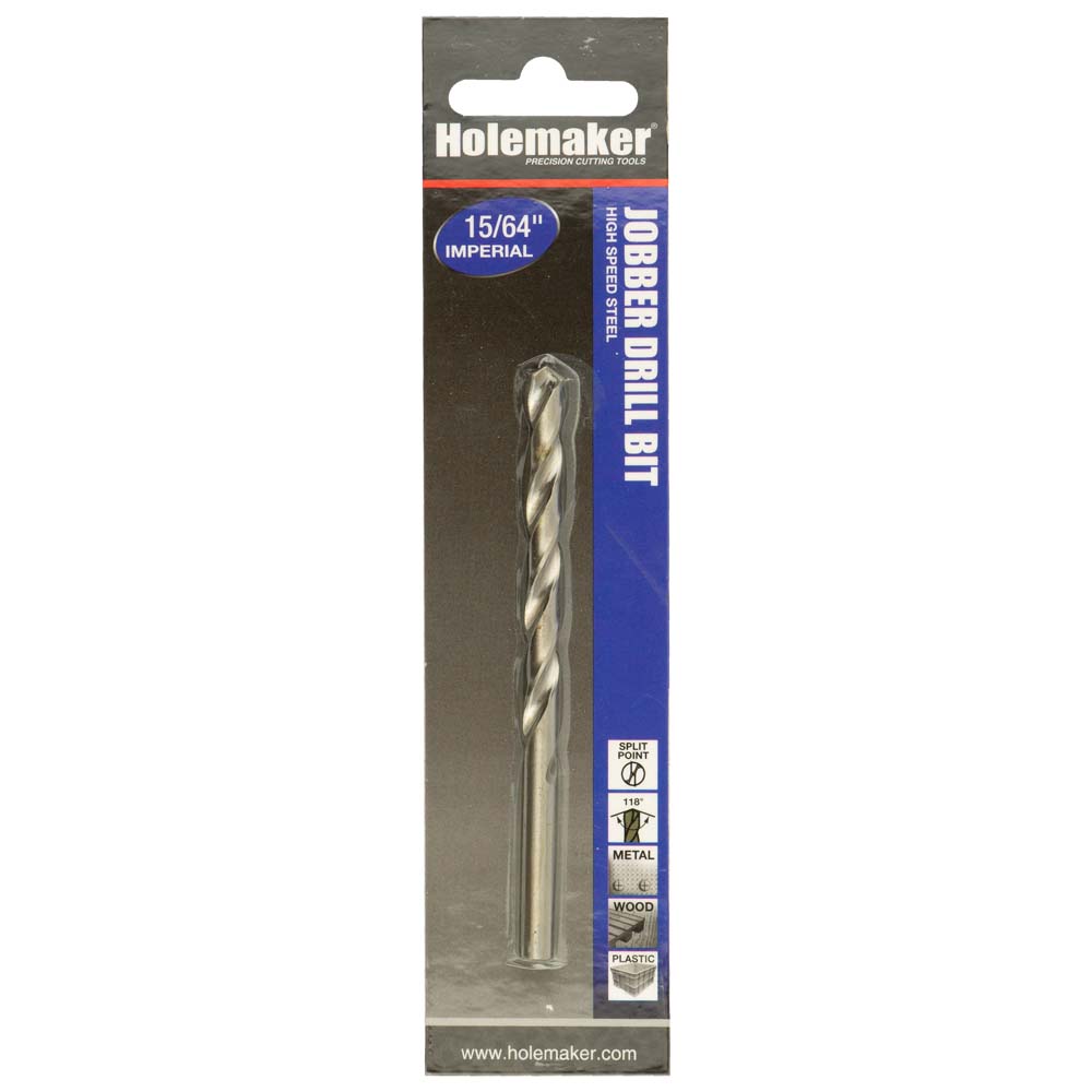 Holemaker Jobber Drill 15/64In - 1Pc (Carded)