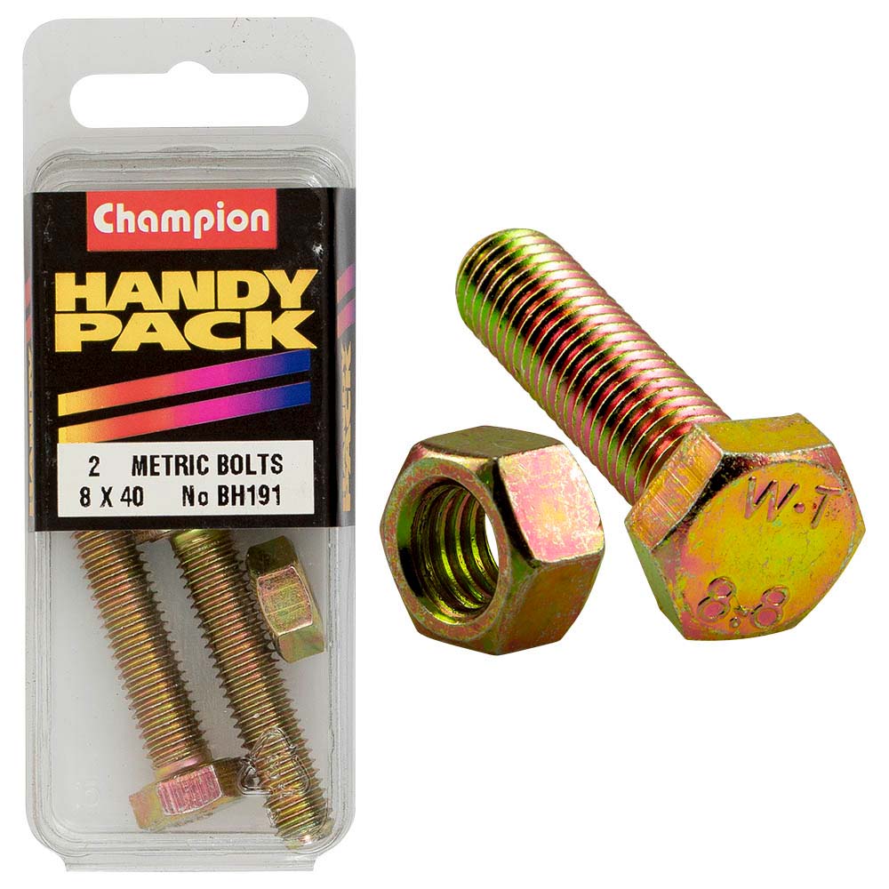 Champion 8 X 40Mm Set Screw & Nut