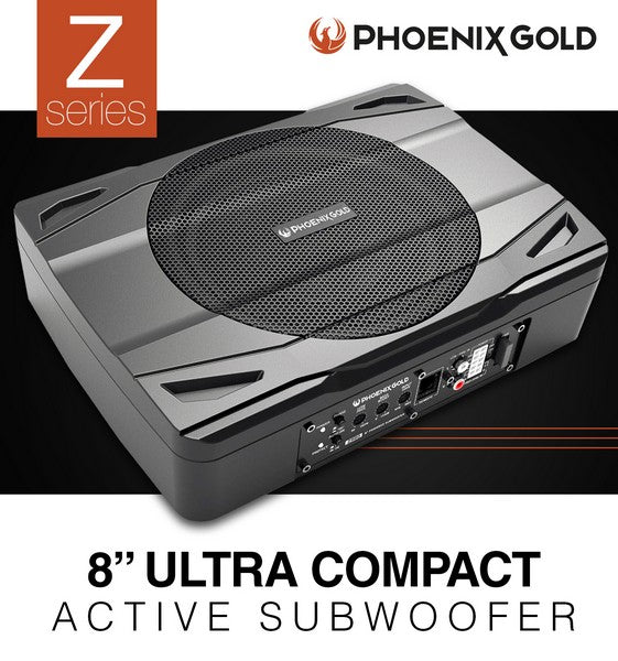 Phoenix Gold 8" Active Underseat Plug And Play Subwoofer 240W Max