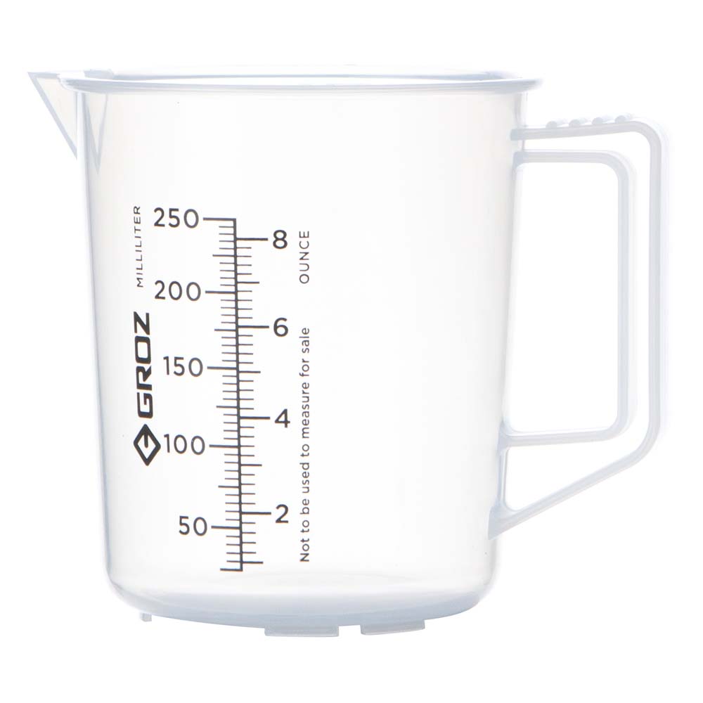 Groz Polypropylene Measuring Jug 250Ml