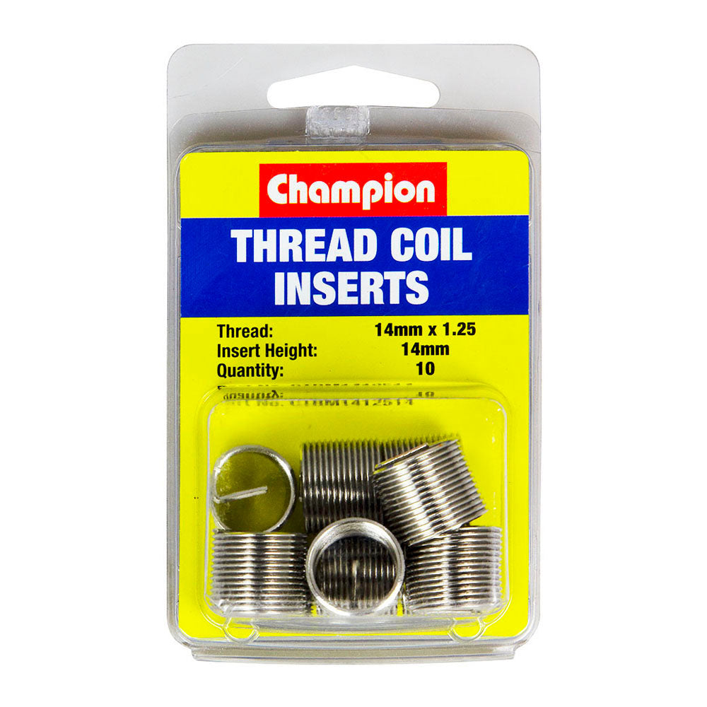 Champion M14 X 1.25 X 14Mm Thread Insert Refills -10Pk