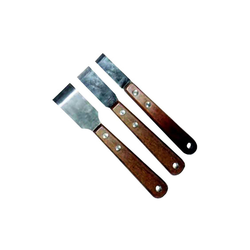 T&E Tools 3 Piece Stainless Steel Scraper Set