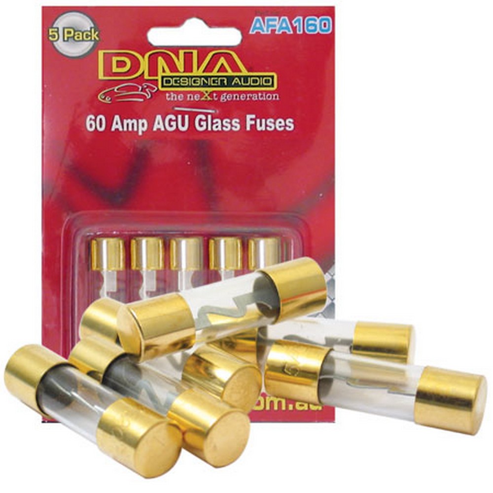 Agu Fuses 60 Amp Gold Fuse (5 Pack)
