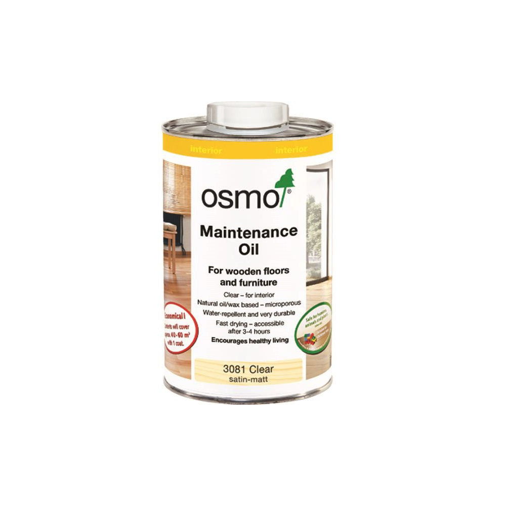 Osmo Maintenance Oil - Clear - Satin, 1L