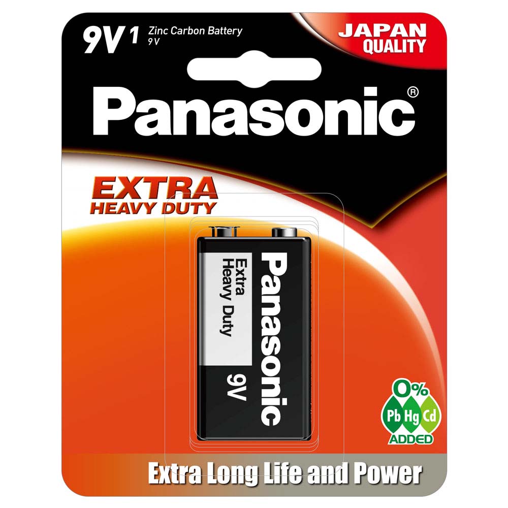 Panasonic 9V Battery Extra Heavy Duty (1Pk)