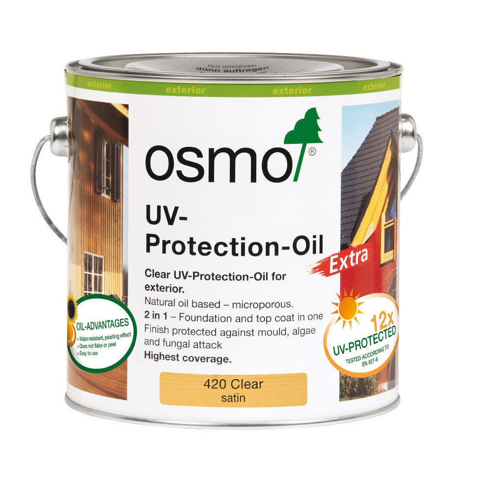 Osmo Uv Protection Oil - 420 Clear Extra, 750Ml