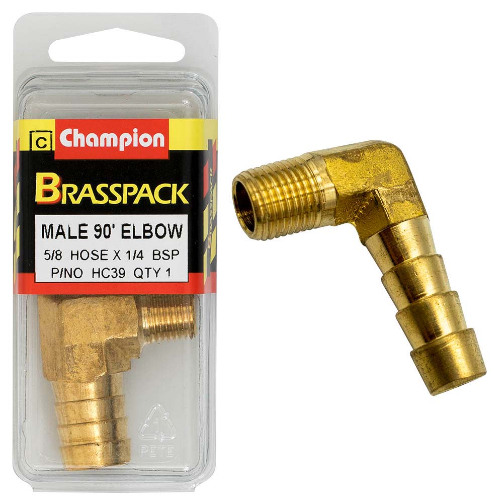 Champion Brass 5/8In X 1/4In 90Deg Male Elbow