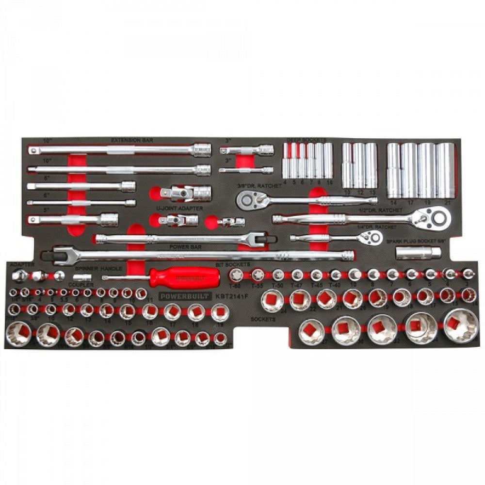 94Pc Socket, Driver & Accessory Tray