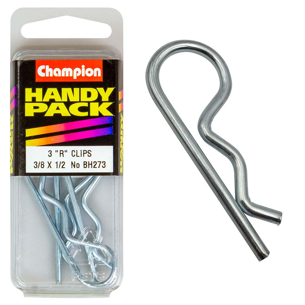 Champion 3/8In - 1/2In Shaft R Clips