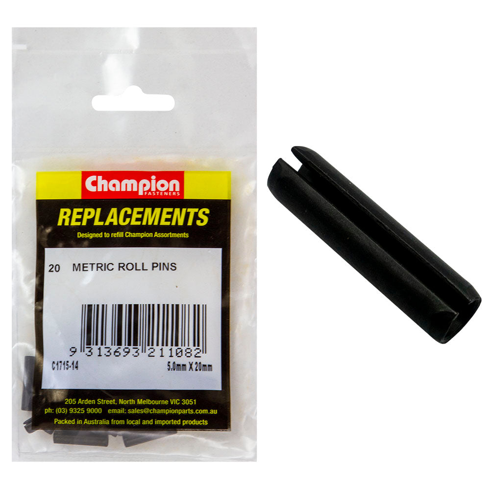 Champion 5Mm X 20Mm Roll Pin -20Pk