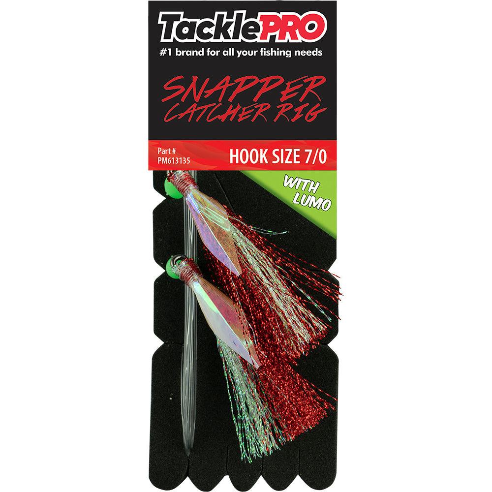 Tacklepro Snapper Catcher Red & Lumo - 7/0
