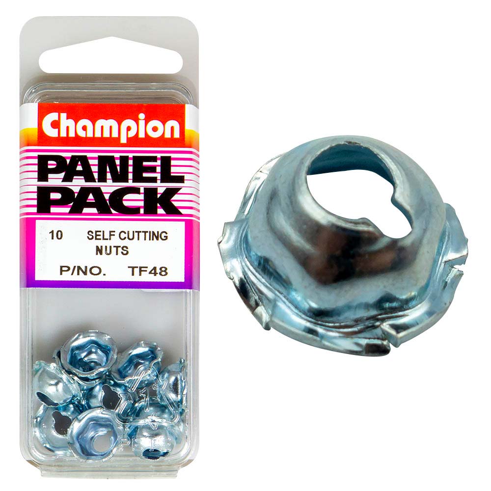 Champion 3/16In Self Cutting Nut -10Pk