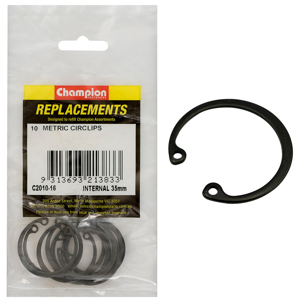 Champion 35Mm Internal Circlip -10Pk