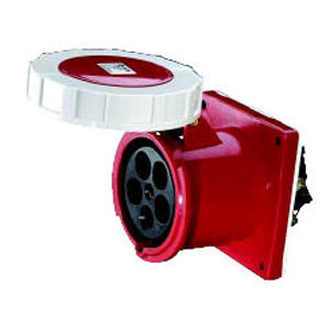 125A 5Pin 3Pne Ip67 Ind. Str. Skt Panel Mnt 415V