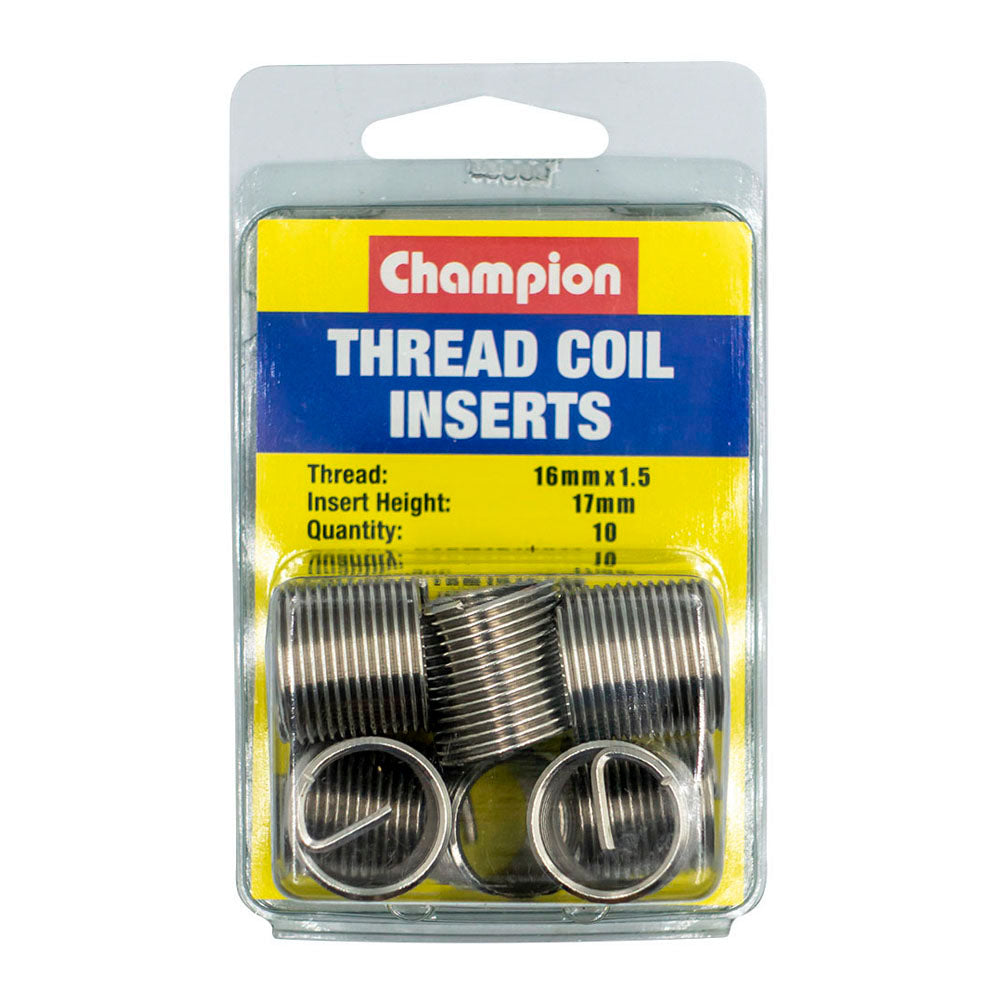 Champion M16 X 1.50 X 17Mm Thread Insert Refills -10Pk