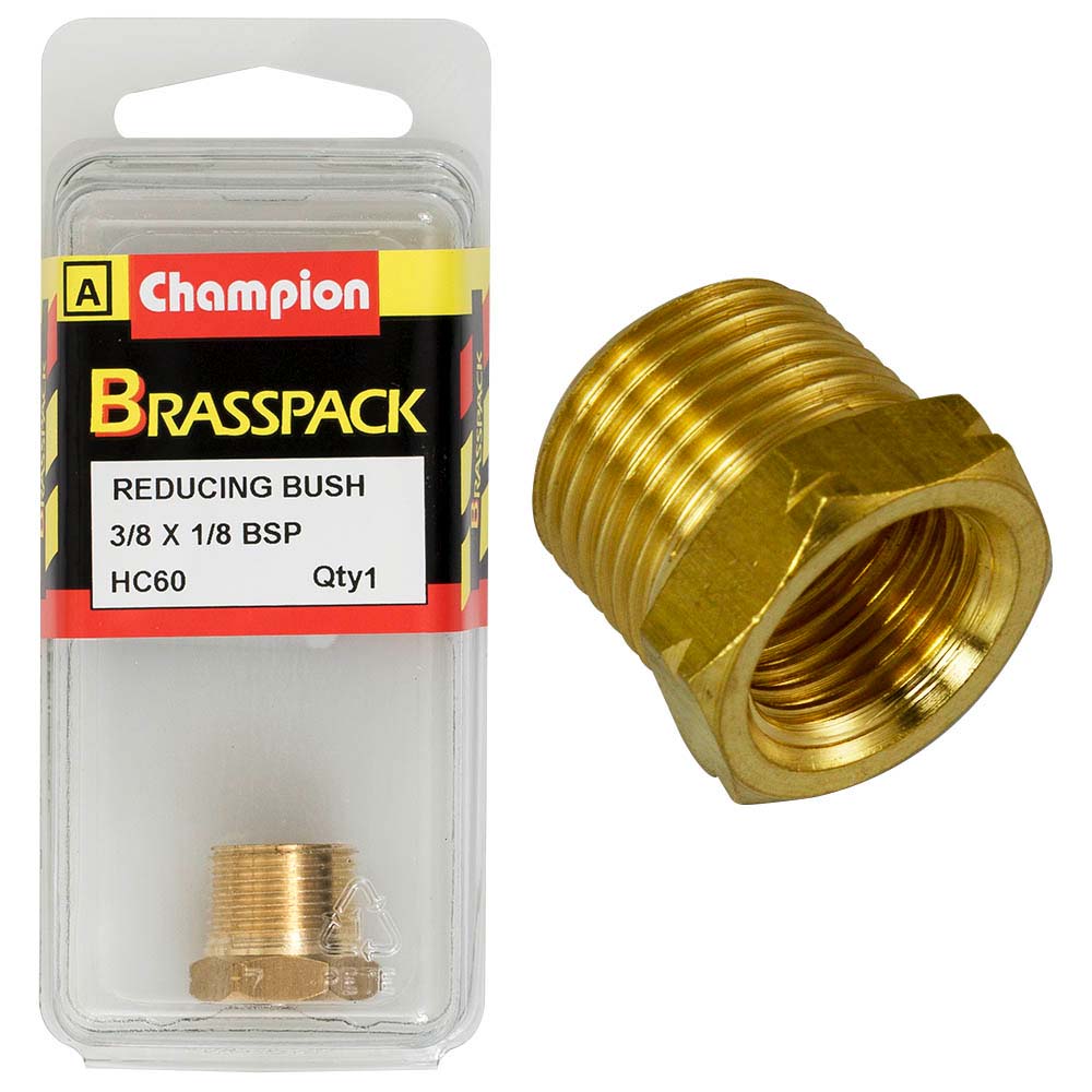 Champion Brass 3/8In X 1/8In Bsp Reducing Bush