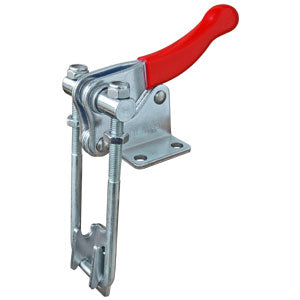 Toggle Clamp Latch Flanged Base Straight Handle 900Kg Cap